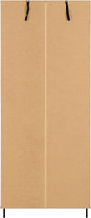MADRID 2 DOOR 1 DRAWER MIRRORED WARDROBE - GREY/WHITE GLOSS