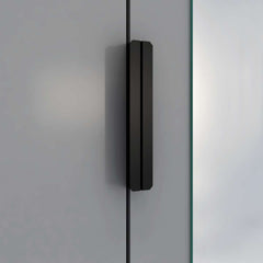 MADRID 2 DOOR 1 DRAWER MIRRORED WARDROBE - GREY/WHITE GLOSS