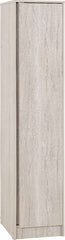 MALVERN 1 DOOR WARDROBE - URBAN SNOW