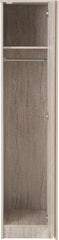MALVERN 1 DOOR WARDROBE - URBAN SNOW