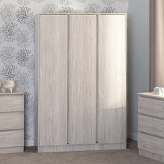 MALVERN 3 DOOR WARDROBE - URBAN SNOW
