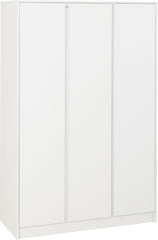 MALVERN 3 DOOR WARDROBE - WHITE