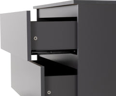 MALVERN 3 DRAWER CHEST - GREY