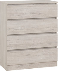 MALVERN 4 DRAWER CHEST - URBAN SNOW