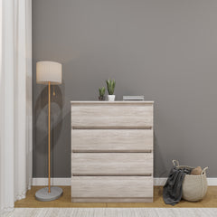 MALVERN 4 DRAWER CHEST - URBAN SNOW