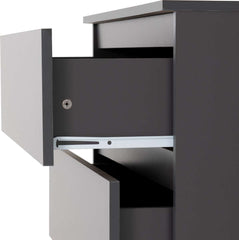 MALVERN 4 DRAWER CHEST - GREY