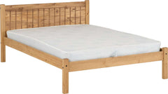 MAYA 4' BED - DISTRESSED WAXED PINE