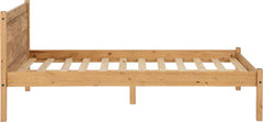 MAYA 4' BED - DISTRESSED WAXED PINE