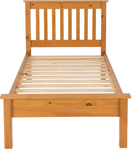 MONACO 3' BED LOW FOOT END - ANTIQUE PINE