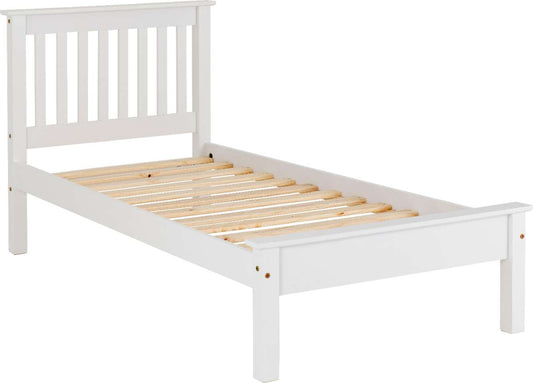 MONACO 3' BED LOW FOOT END - WHITE