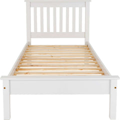 MONACO 3' BED LOW FOOT END - WHITE