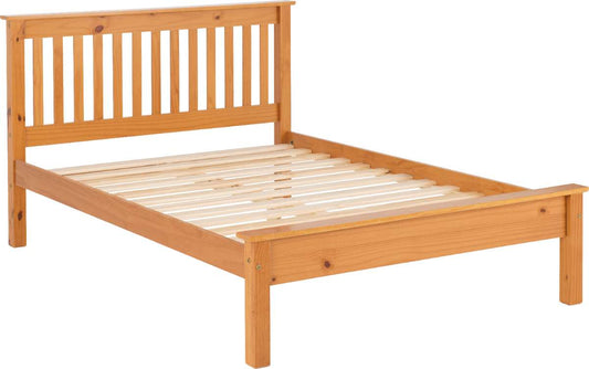 MONACO 5' BED LOW FOOT END - ANTIQUE PINE