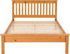 MONACO 5' BED LOW FOOT END - ANTIQUE PINE