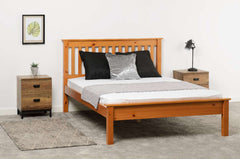 MONACO 5' BED LOW FOOT END - ANTIQUE PINE