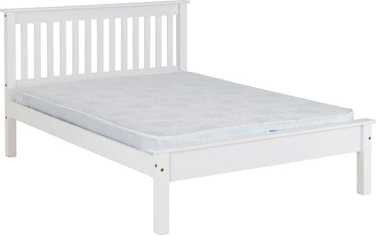 MONACO 4' BED LOW FOOT END - WHITE