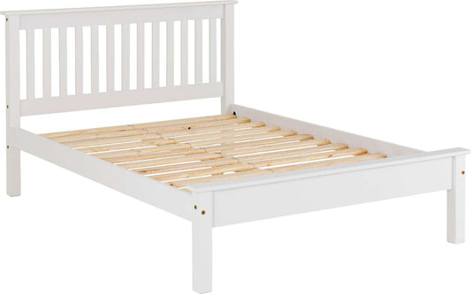 MONACO 5' BED LOW FOOT END - WHITE