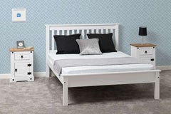MONACO 4' BED LOW FOOT END - WHITE