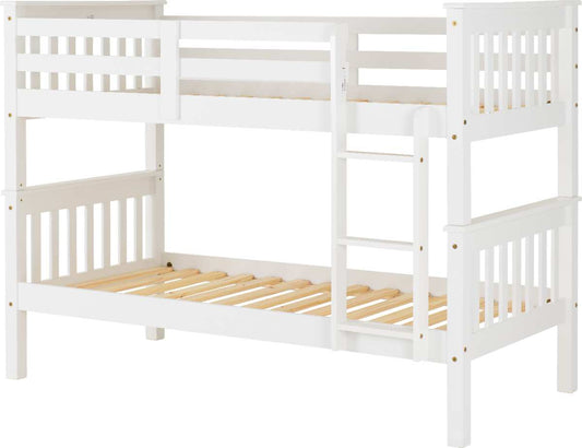 NEPTUNE 3' BUNK BED - WHITE