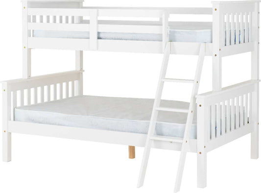 NEPTUNE TRIPLE SLEEPER BUNK BED - WHITE
