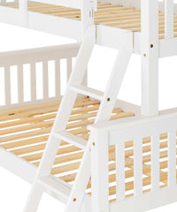 NEPTUNE TRIPLE SLEEPER BUNK BED - WHITE