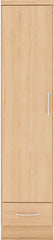 NEVADA 1 DOOR 1 DRAWER WARDROBE - SONOMA OAK EFFECT