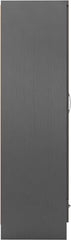 NEVADA 2 DOOR 1 DRAWER WARDROBE - 3D EFFECT GREY