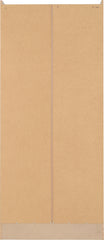 NEVADA 2 DOOR 1 DRAWER WARDROBE - GREY GLOSS/LIGHT OAK EFFECT VENEER