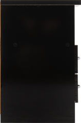 NEVADA 2 DRAWER BEDSIDE - BLACK GLOSS