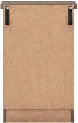 NEVADA 2 DRAWER BEDSIDE - RUSTIC OAK EFFECT