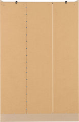 NEVADA 3 DOOR 2 DRAWER MIRRORED WARDROBE - SONOMA OAK EFFECT
