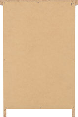 NEVADA 3 DRAWER BEDSIDE - OYSTER GLOSS/LIGHT OAK EFFECT VENEER