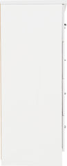 NEVADA 3+2 DRAWER CHEST - WHITE GLOSS