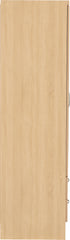 NEVADA 4 DOOR 2 DRAWER MIRRORED WARDROBE - SONOMA OAK EFFECT