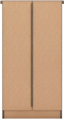 NEVADA 5 DRAWER NARROW CHEST - RUSTIC OAK EFFECT