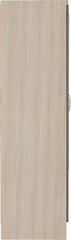 NEVADA 6 DOOR 2 DRAWER MIRRORED WARDROBE - GREY GLOSS/LIGHT OAK EFFECT VENEER