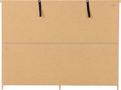 NEVADA 6 DRAWER CHEST - OYSTER GLOSS/LIGHT OAK EFFECT VENEER
