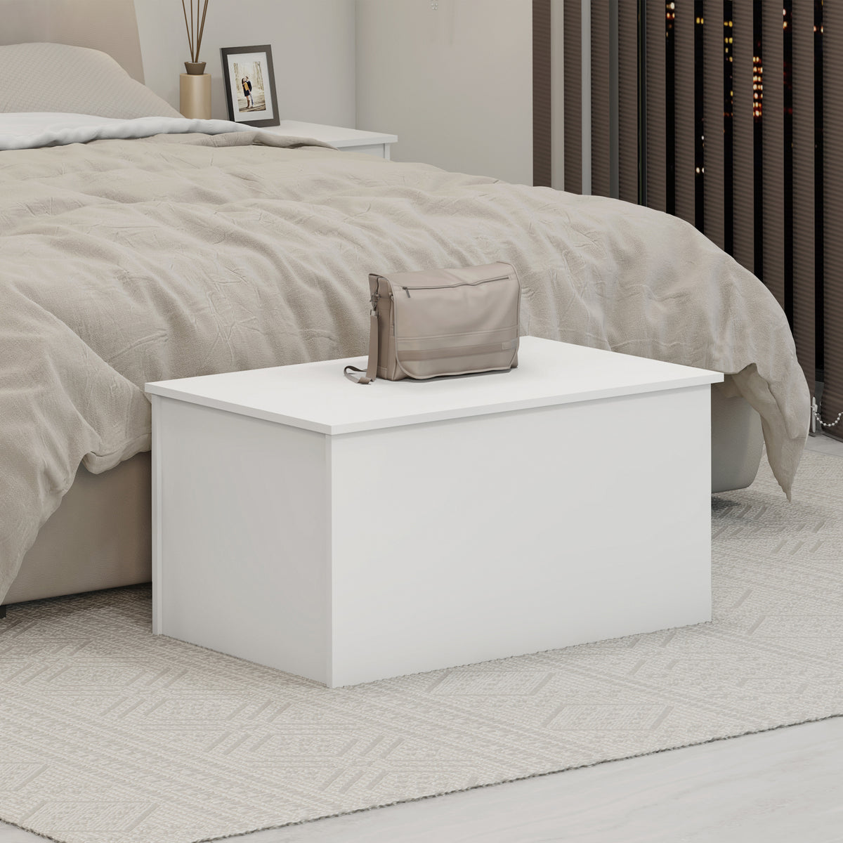 NEVADA BLANKET BOX - WHITE GLOSS