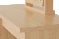 NEVADA 4 DRAWER DRESSING TABLE SET - SONOMA OAK EFFECT