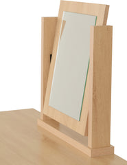 NEVADA 4 DRAWER DRESSING TABLE SET - SONOMA OAK EFFECT
