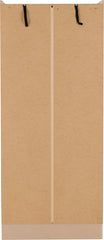 NEVADA MIRRORED 2 DOOR 1 DRAWER WARDROBE - SONOMA OAK EFFECT