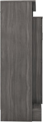 NEVADA PETITE OPEN SHELF WARDROBE - BLACK WOOD GRAIN