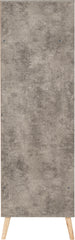 NORDIC 3 DOOR 3 DRAWER WARDROBE - CONCRETE EFFECT/CHARCOAL