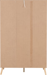 NORDIC 3 DOOR 3 DRAWER WARDROBE - CONCRETE EFFECT/CHARCOAL