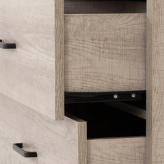 OLIVER 3 DRAWER CHEST - LIGHT OAK EFFECT