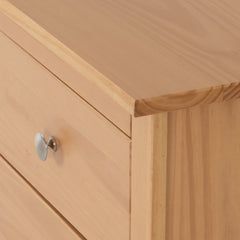 OSLO 5 DRAWER NARROW CHEST - ANTIQUE PINE