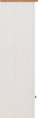 PANAMA 1 DRAWER BOOKCASE - WHITE/NATURAL WAX