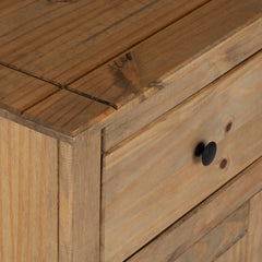 PANAMA 2 DOOR 2 DRAWER SIDEBOARD - NATURAL WAX