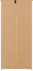 PANAMA 2 DOOR WARDROBE - WHITE/NATURAL WAX