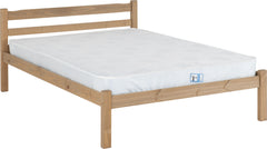 PANAMA 4'6" Double BED in NATURAL WAX