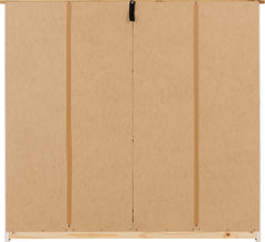 PANAMA 6 DRAWER CHEST - WHITE/NATURAL WAX